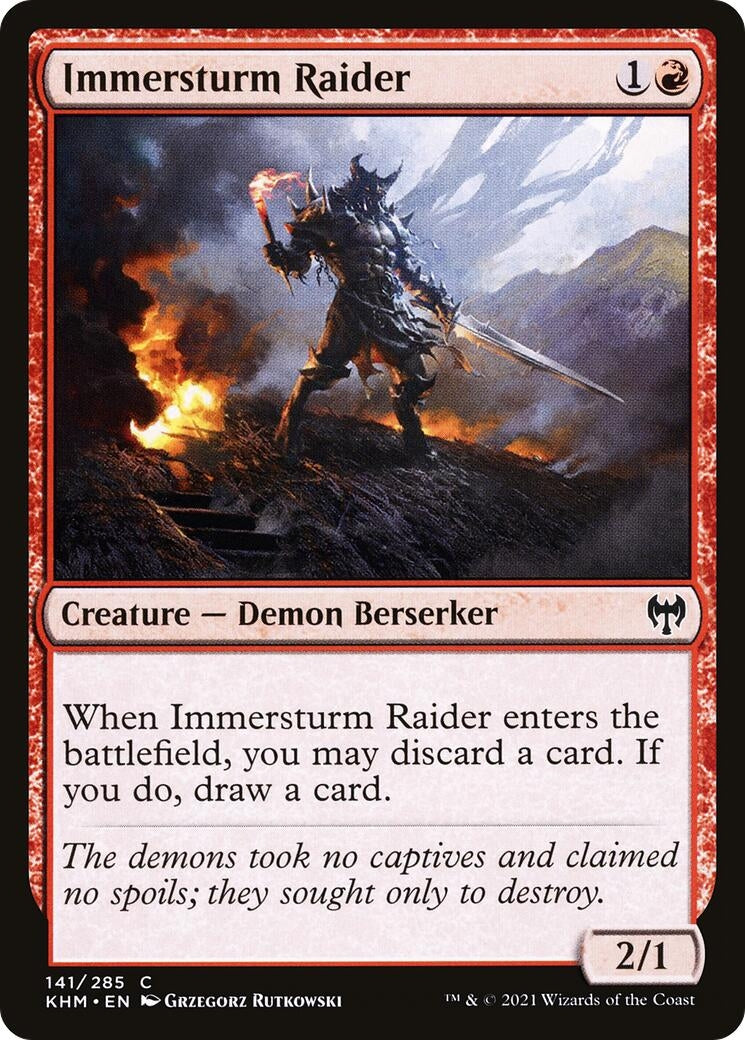 Immersturm Raider (141) [KHM] - MTG Single