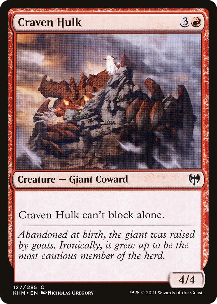 Craven Hulk (127) [KHM] - MTG Single