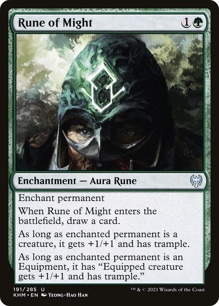 Rune of Might (191) [KHM] - MTG Single