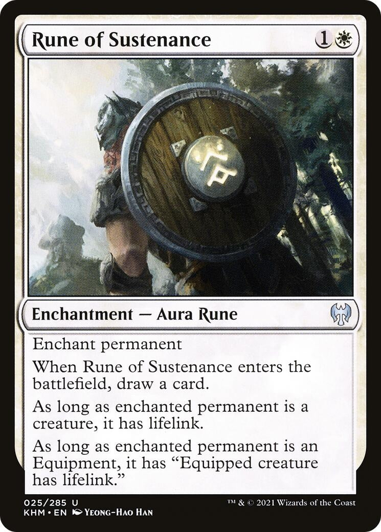 Rune of Sustenance (25) [KHM] - MTG Single
