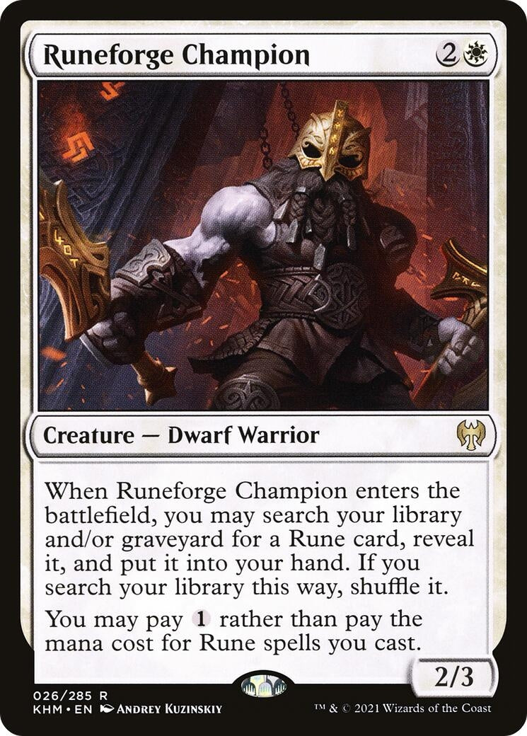 Runeforge Champion (26) [KHM] - MTG Single