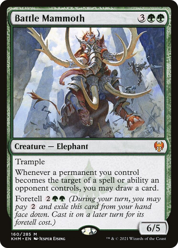 Battle Mammoth (160) [KHM] - MTG Single