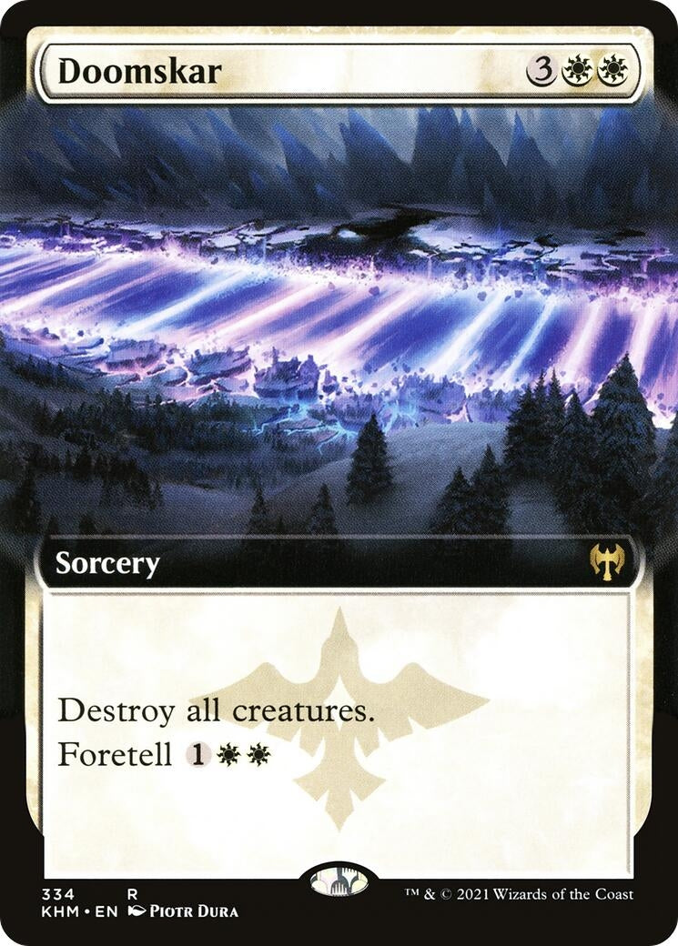 Doomskar (Extended Art) (334) [KHM] - MTG Single