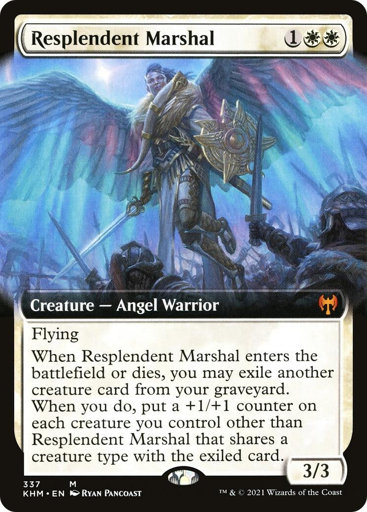Resplendent Marshal (Extended Art) (337) [KHM] - MTG Single