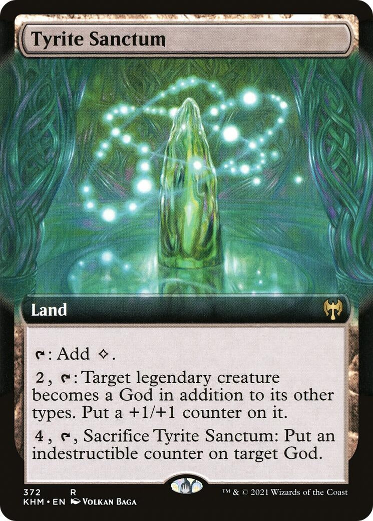 Tyrite Sanctum (Extended Art) (372) [KHM] - MTG Single
