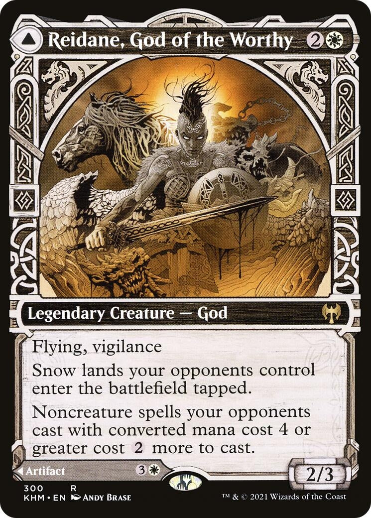 Reidane God of the Worthy (Showcase) (300) [KHM] - MTG Single