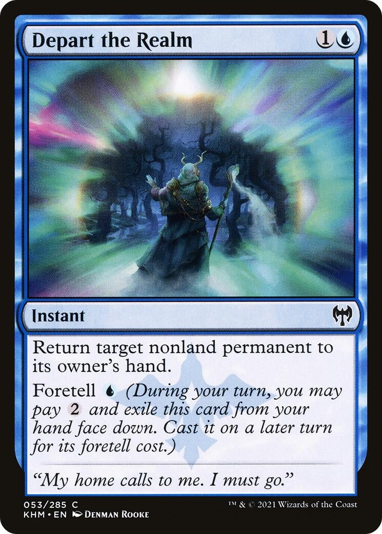 Depart the Realm (53) [KHM] - MTG Single