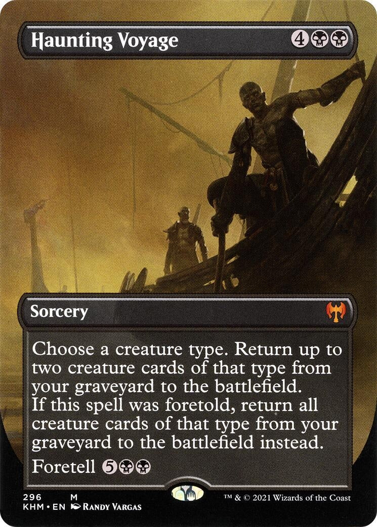 Haunting Voyage (Borderless) (296) [KHM] - MTG Single