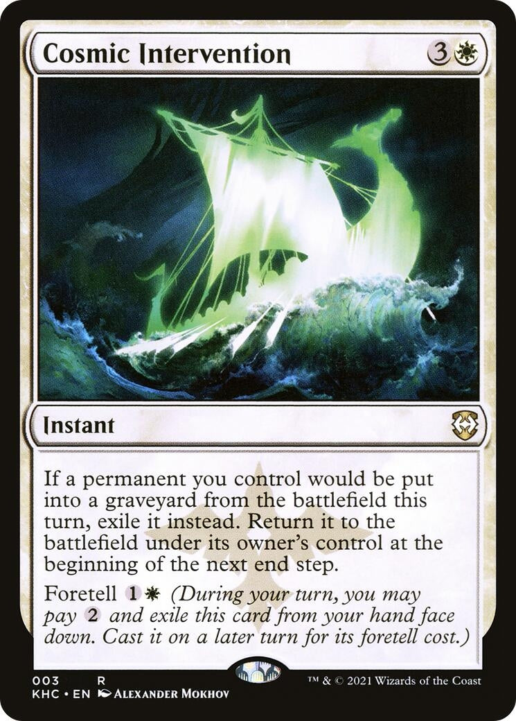 Cosmic Intervention (3) [KHC] - MTG Single