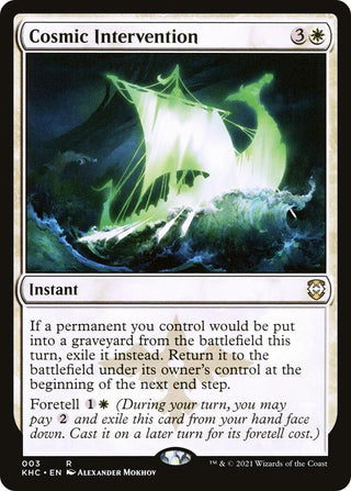 Cosmic Intervention (3) [KHC] - MTG Single