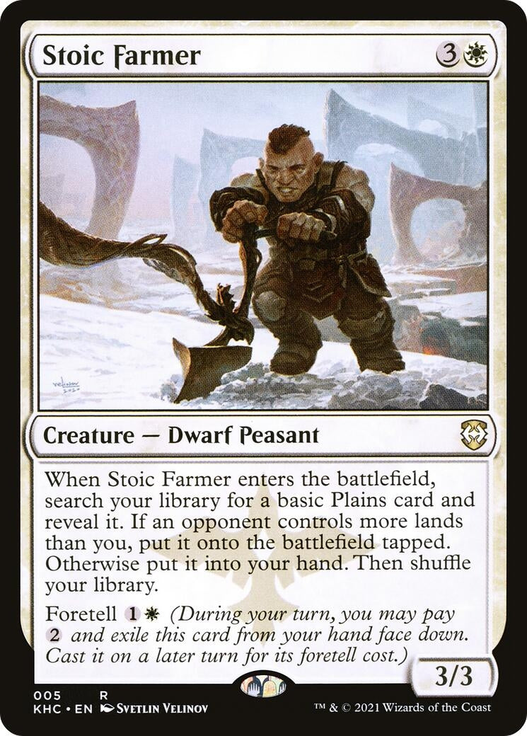 Stoic Farmer (5) [KHC] - MTG Single
