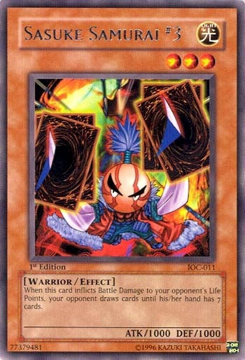 Sasuke Samurai #3 (11) - YuGiOh Single