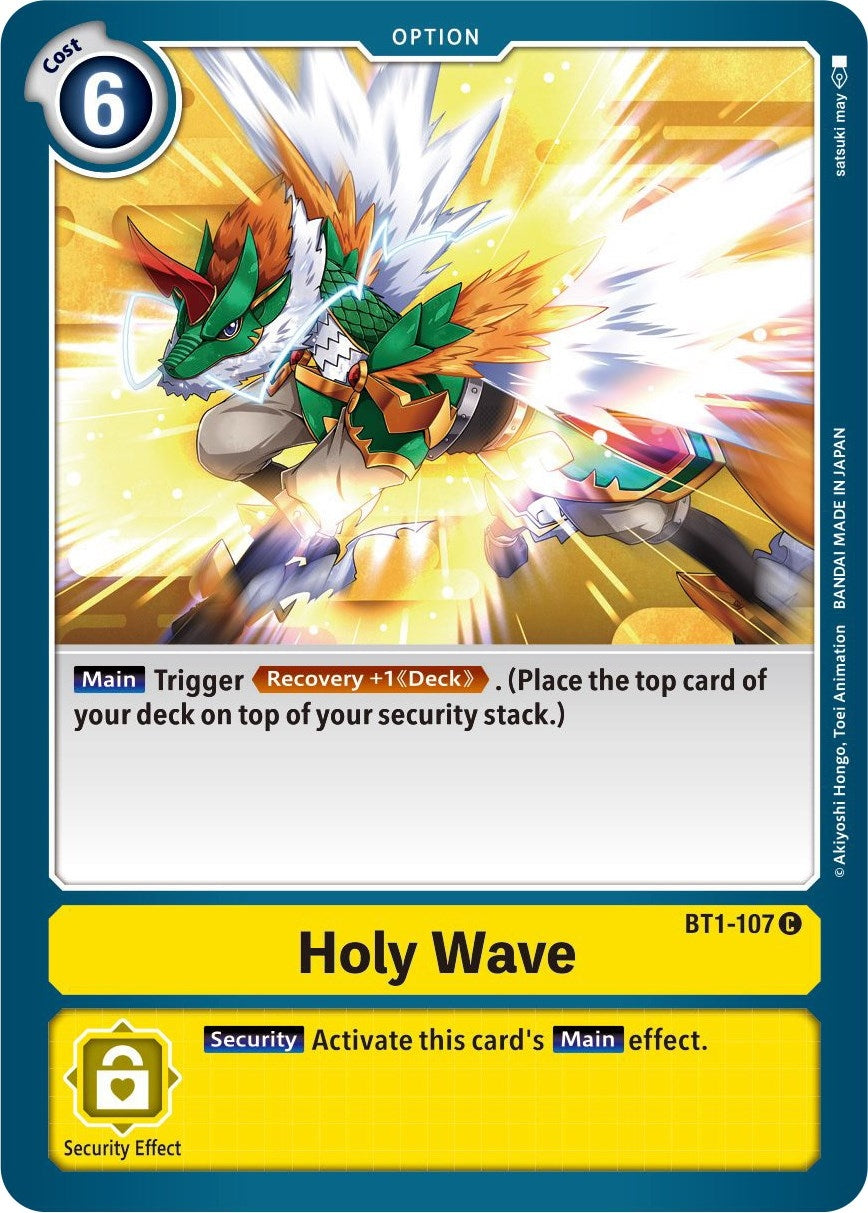 Holy Wave (1107) [BT01-03] - Digimon Card Game Single