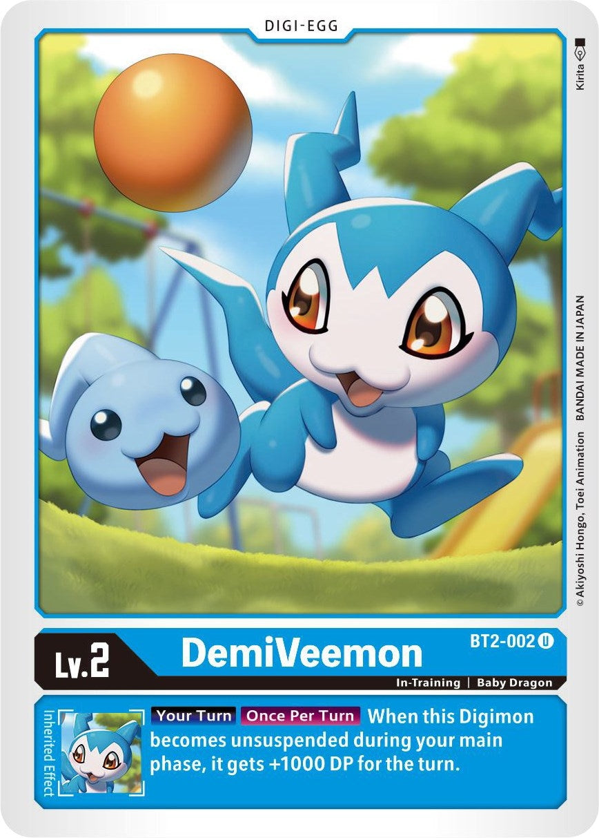 DemiVeemon - BT2-002 (2002) [BT01-03] - Digimon Card Game Single