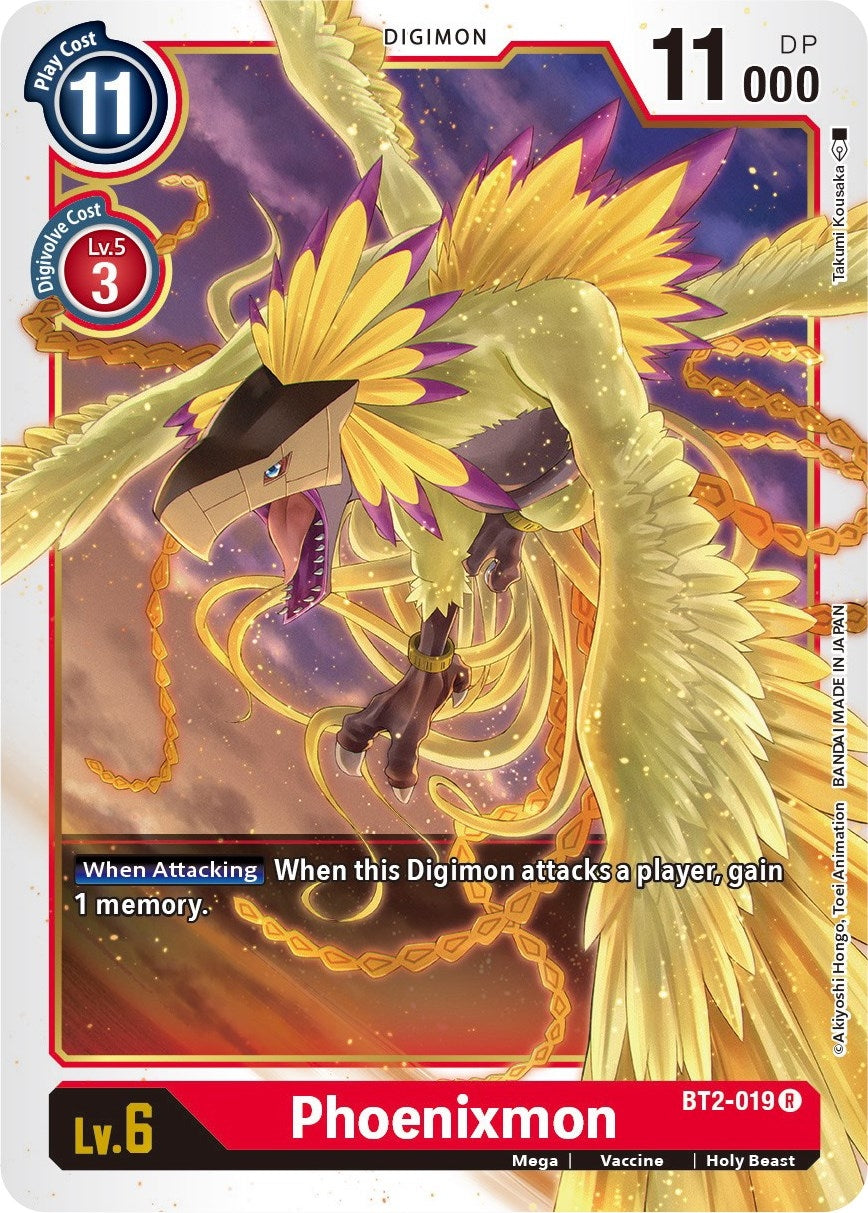 Phoenixmon (2019) [BT01-03] - Digimon Card Game Single