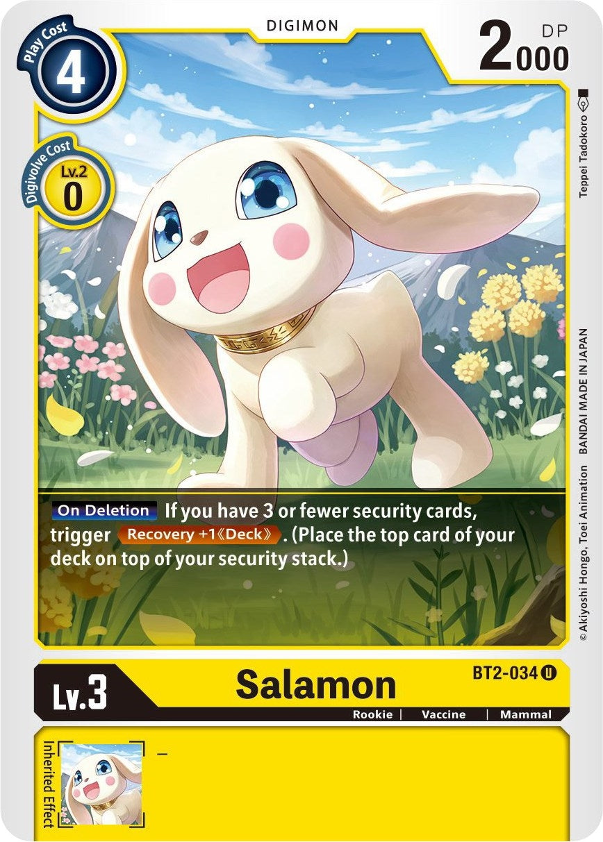 Salamon - BT2-034 (2034) [BT01-03] - Digimon Card Game Single