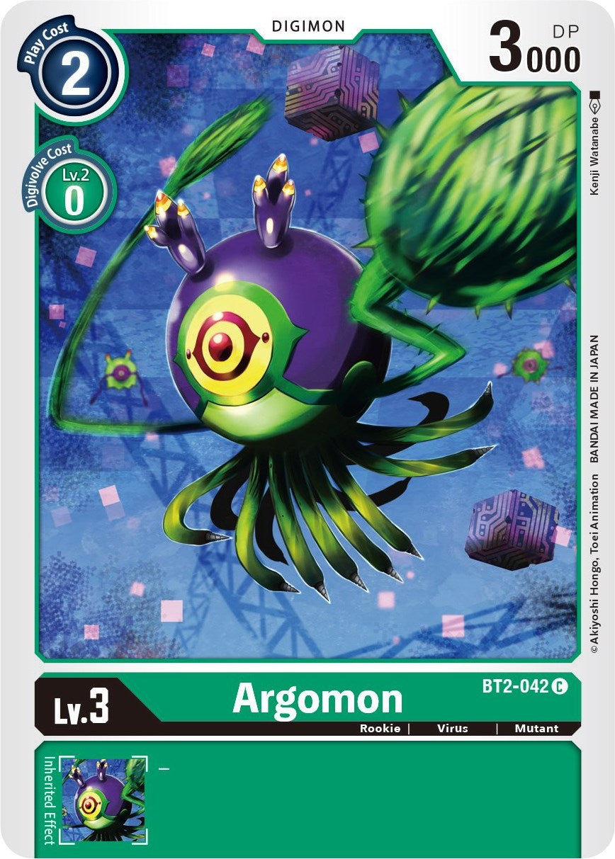 Argomon - BT2-042 (2042) [BT01-03] - Digimon Card Game Single