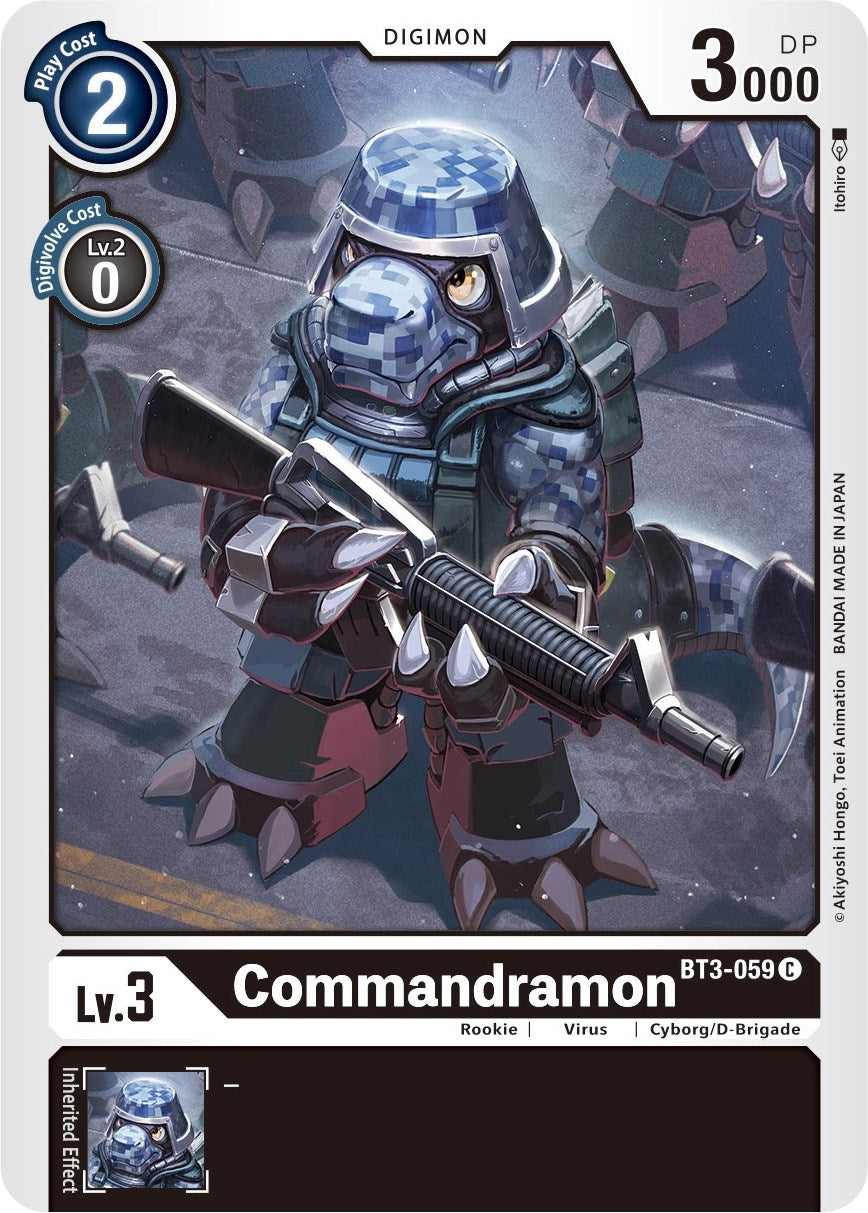Commandramon (3059) [BT01-03] - Digimon Card Game Single
