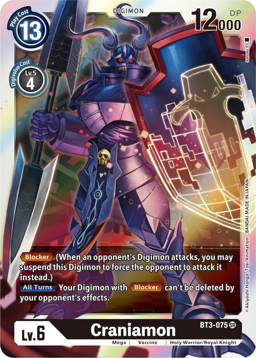 Craniamon (3075) [BT01-03] - Digimon Card Game Single