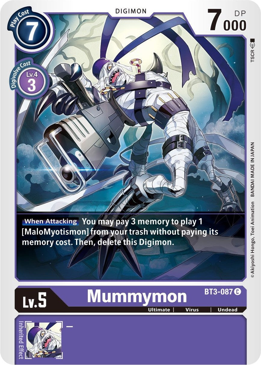 Mummymon (3087) [BT01-03] - Digimon Card Game Single