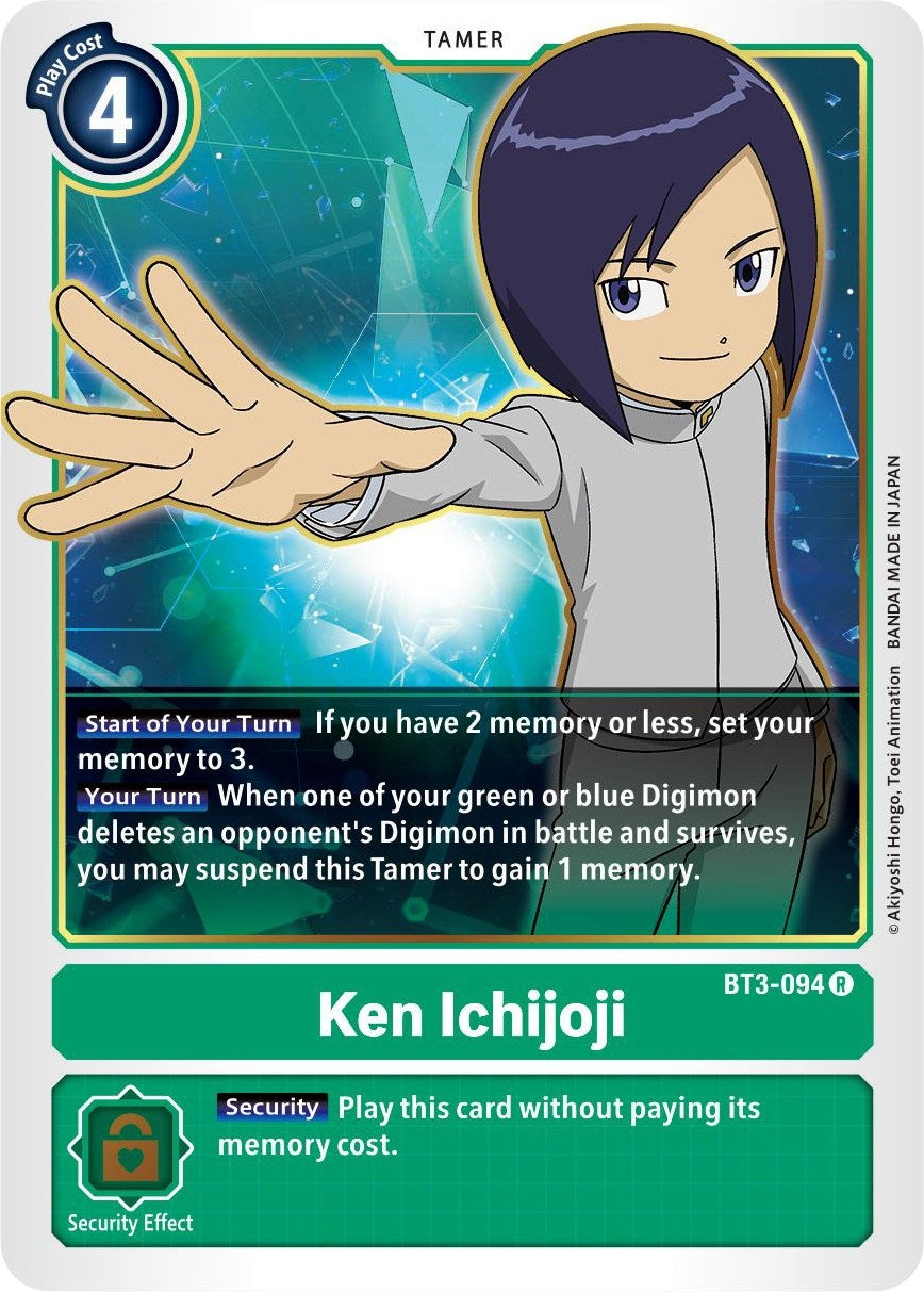 Ken Ichijoji (3094) [BT01-03] - Digimon Card Game Single