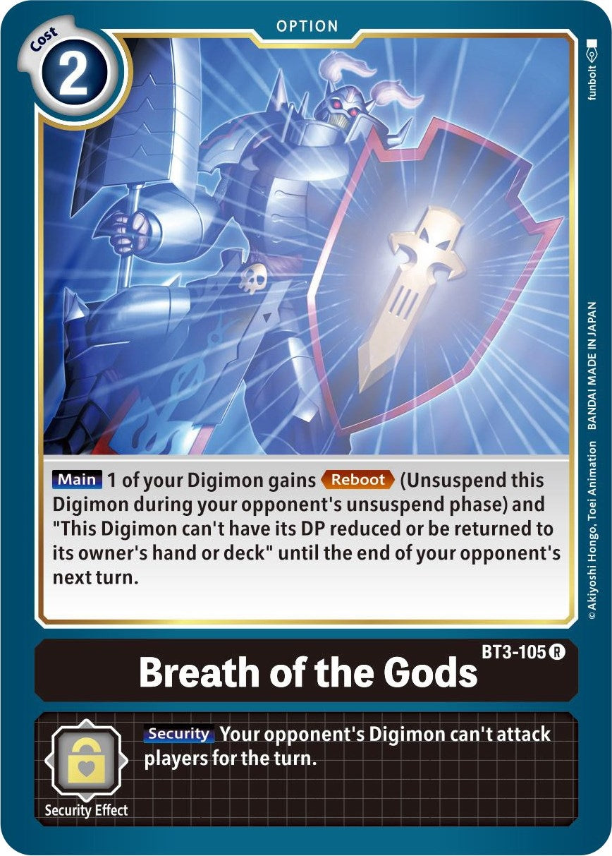 Breath of the Gods (3105) [BT01-03] - Digimon Card Game Single