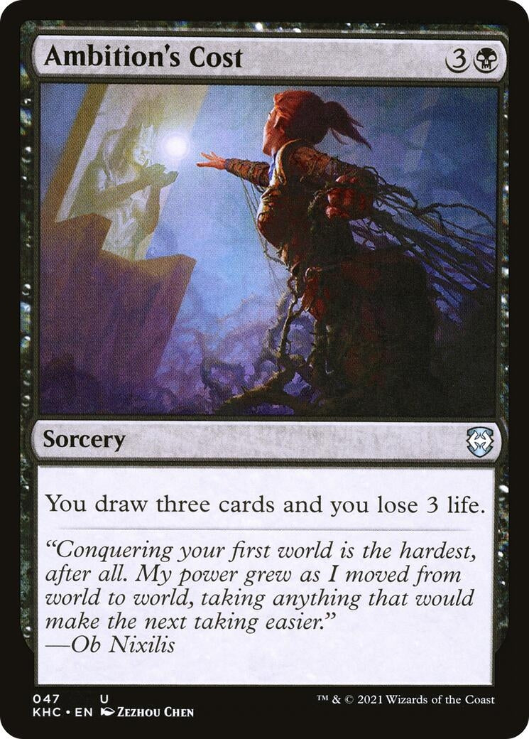 Ambition’s Cost (47) [KHC] - MTG Single