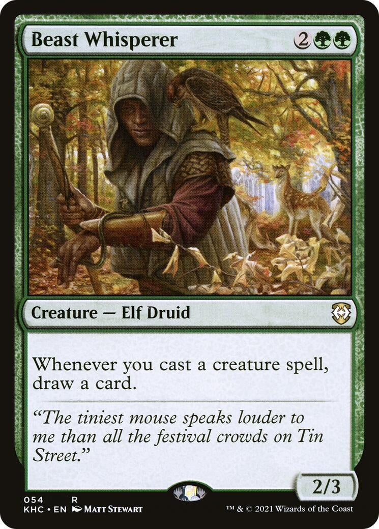 Beast Whisperer (54) [KHC] - MTG Single