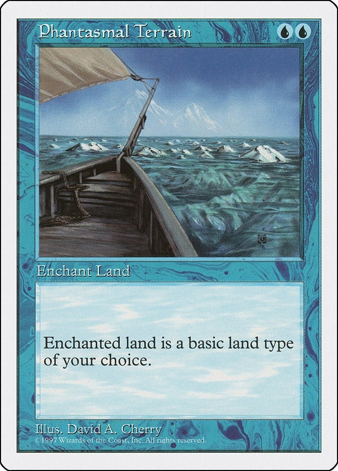 Phantasmal Terrain [5ED] - MTG Single