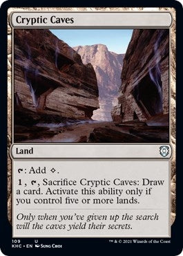 Cryptic Caves (109) [KHC] - MTG Single