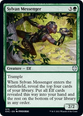 Sylvan Messenger (75) [KHC] - MTG Single