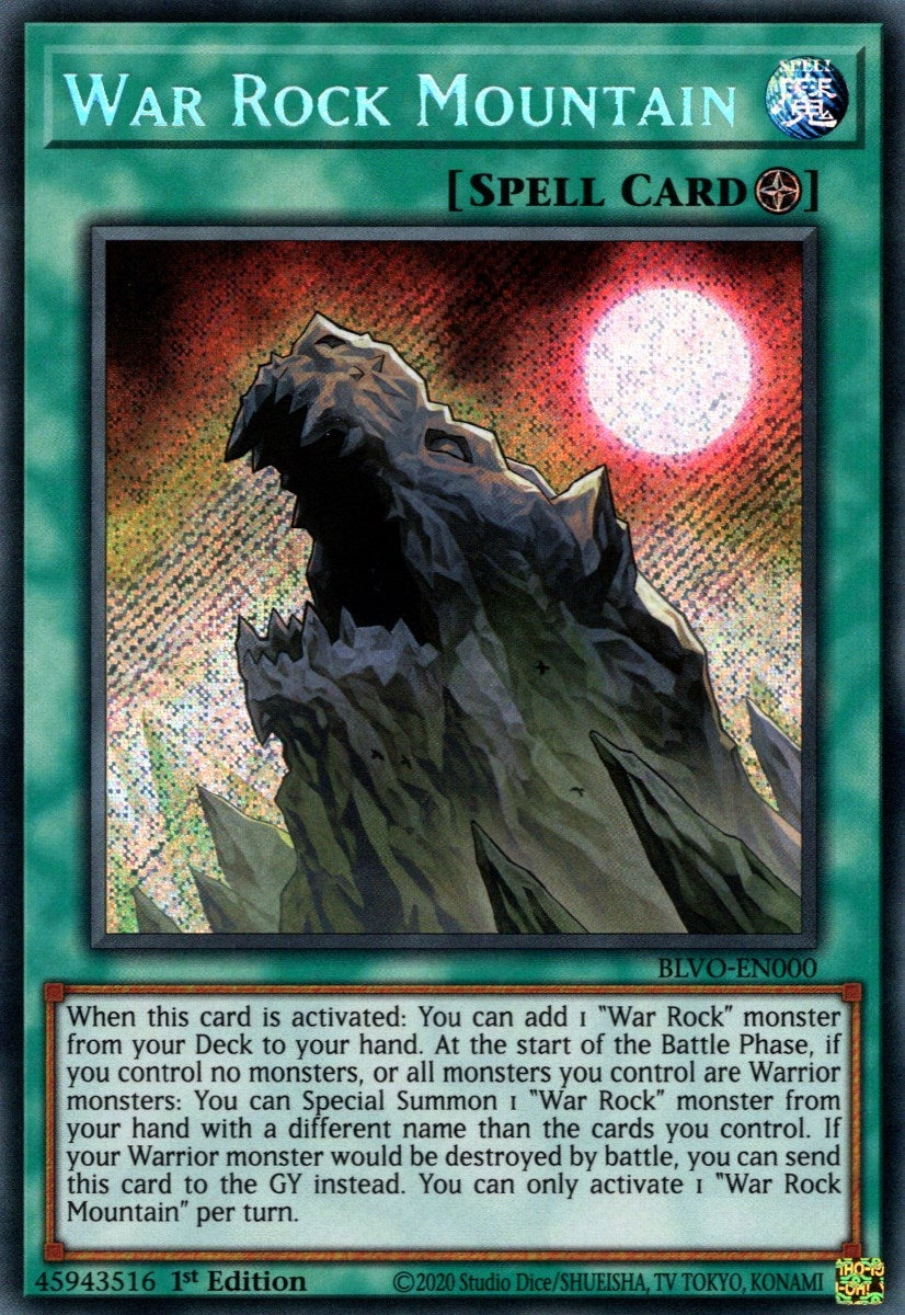War Rock Mountain (0) (BLVO) - YuGiOh Single
