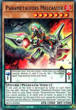 Parametalfoes Melcaster (20) (BLVO) - YuGiOh Single