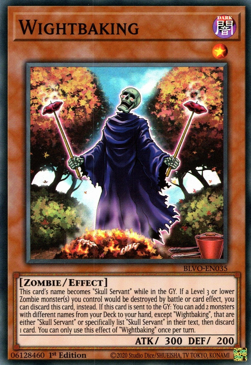 Wightbaking (35) (BLVO) - YuGiOh Single