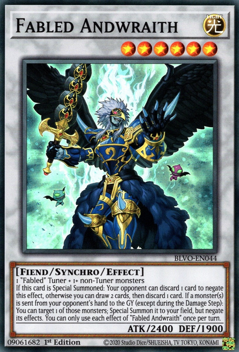 Fabled Andwraith (44) (BLVO) - YuGiOh Single