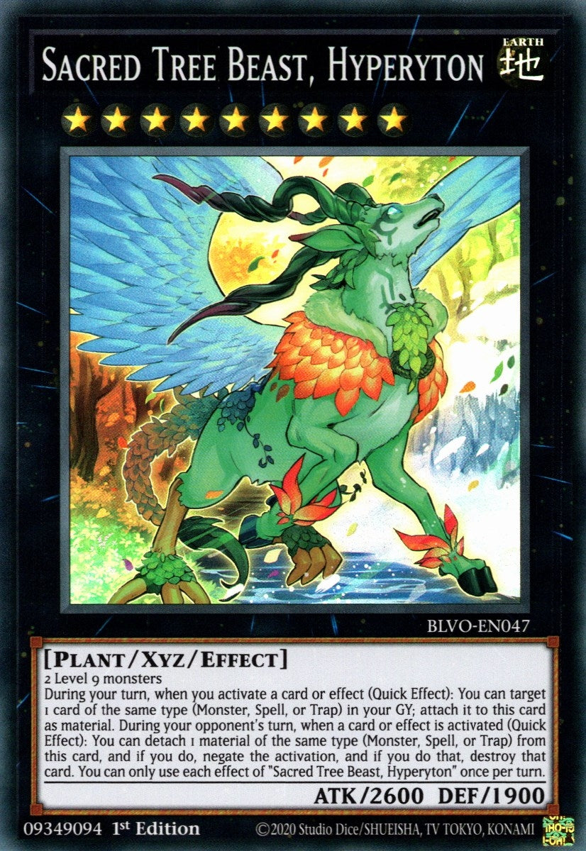 Sacred Tree Beast Hyperyton (47) (BLVO) - YuGiOh Single