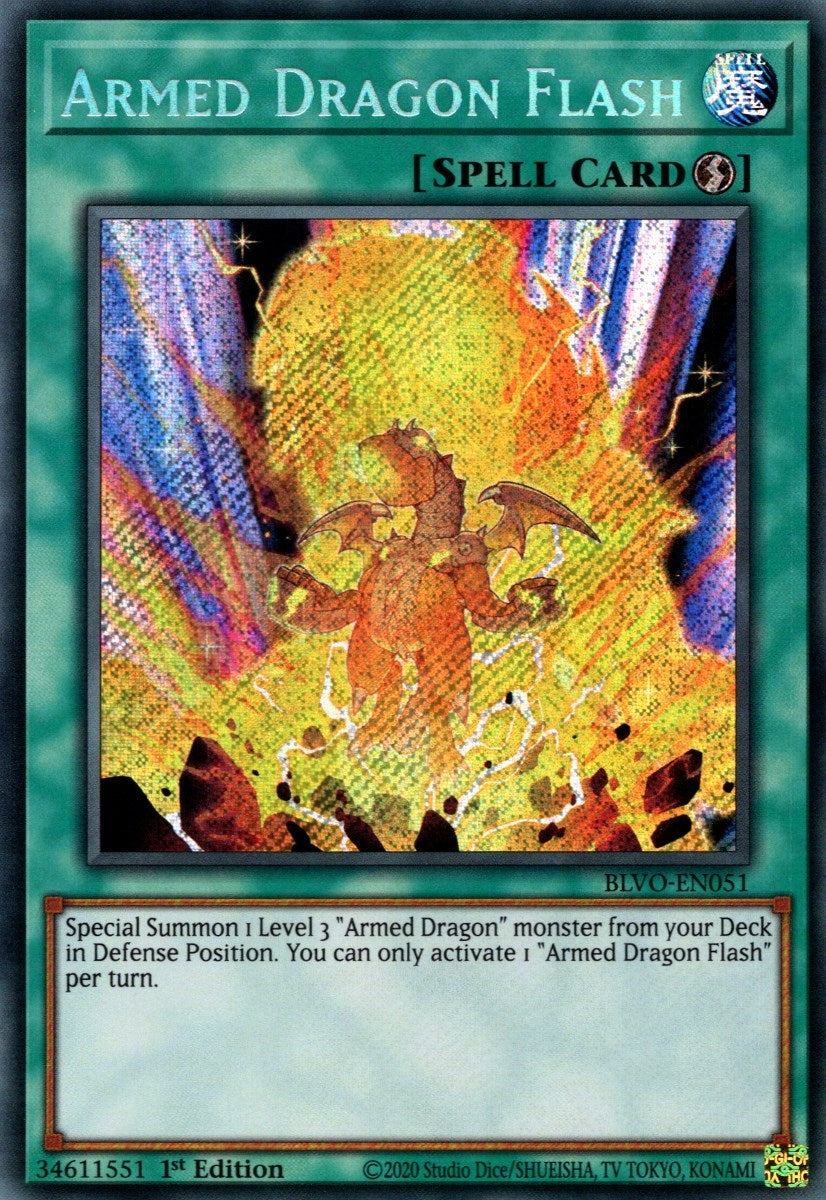 Armed Dragon Flash (51) (BLVO) - YuGiOh Single