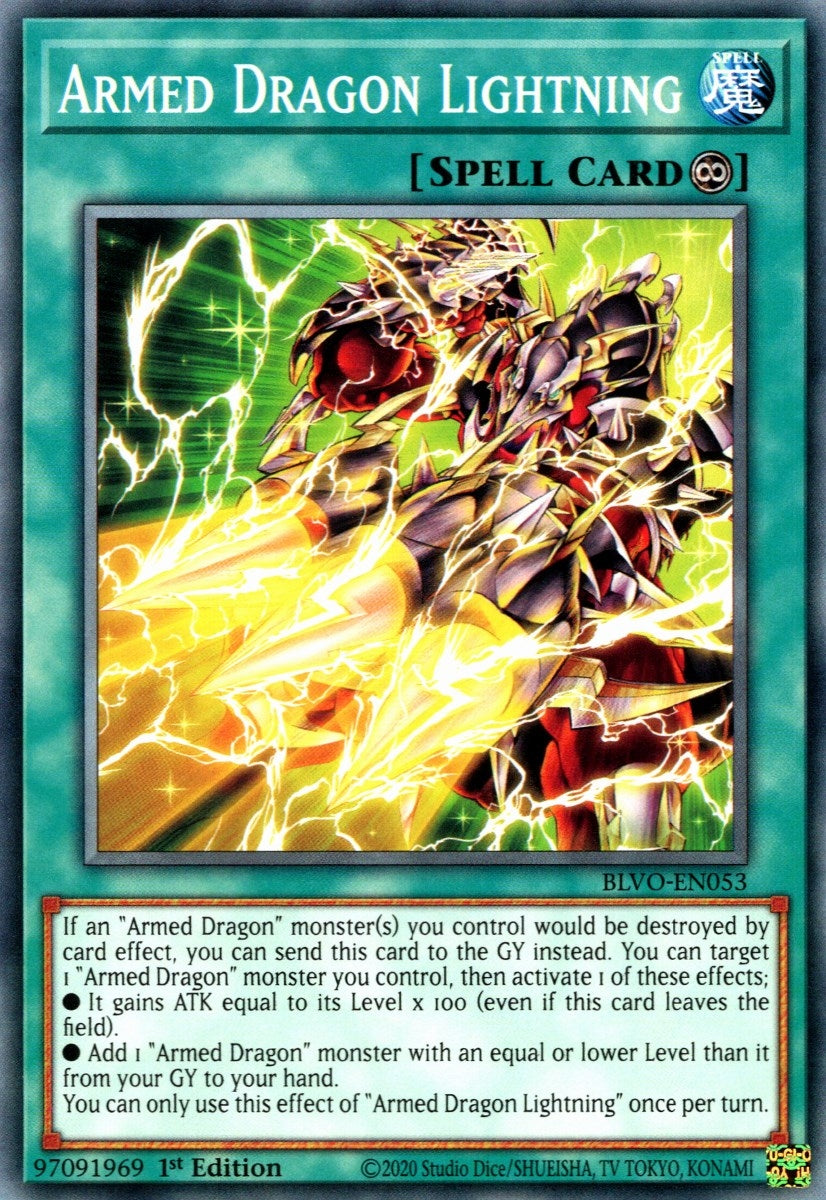 Armed Dragon Lightning (53) (BLVO) - YuGiOh Single