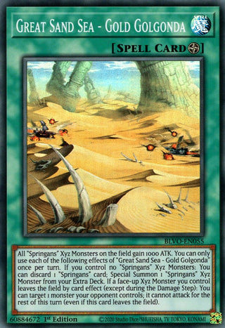 Great Sand Sea - Gold Golgonda (55) (BLVO) - YuGiOh Single