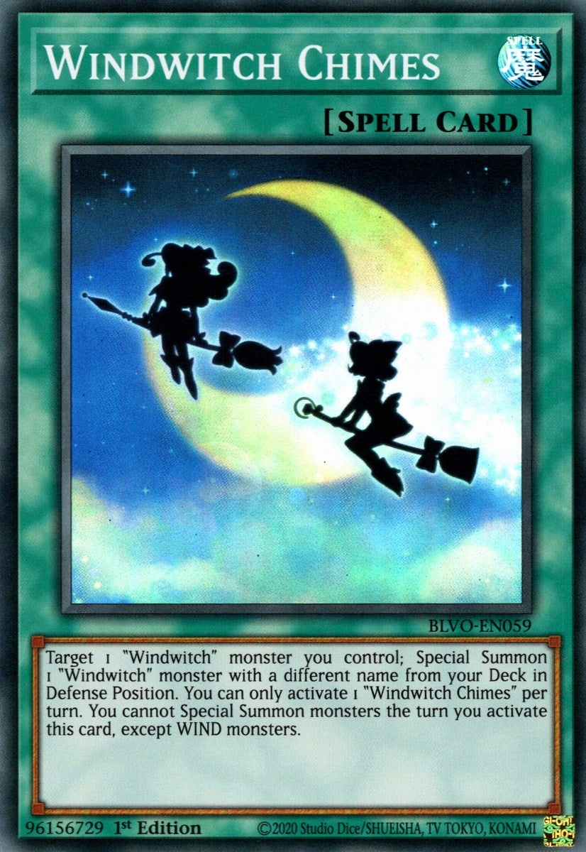 Windwitch Chimes (59) (BLVO) - YuGiOh Single