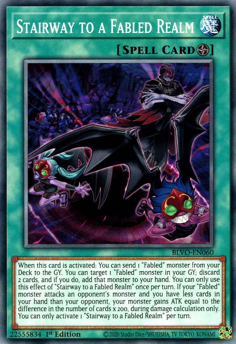 Stairway to a Fabled Realm (60) (BLVO) - YuGiOh Single