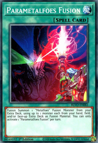Parametalfoes Fusion (61) (BLVO) - YuGiOh Single