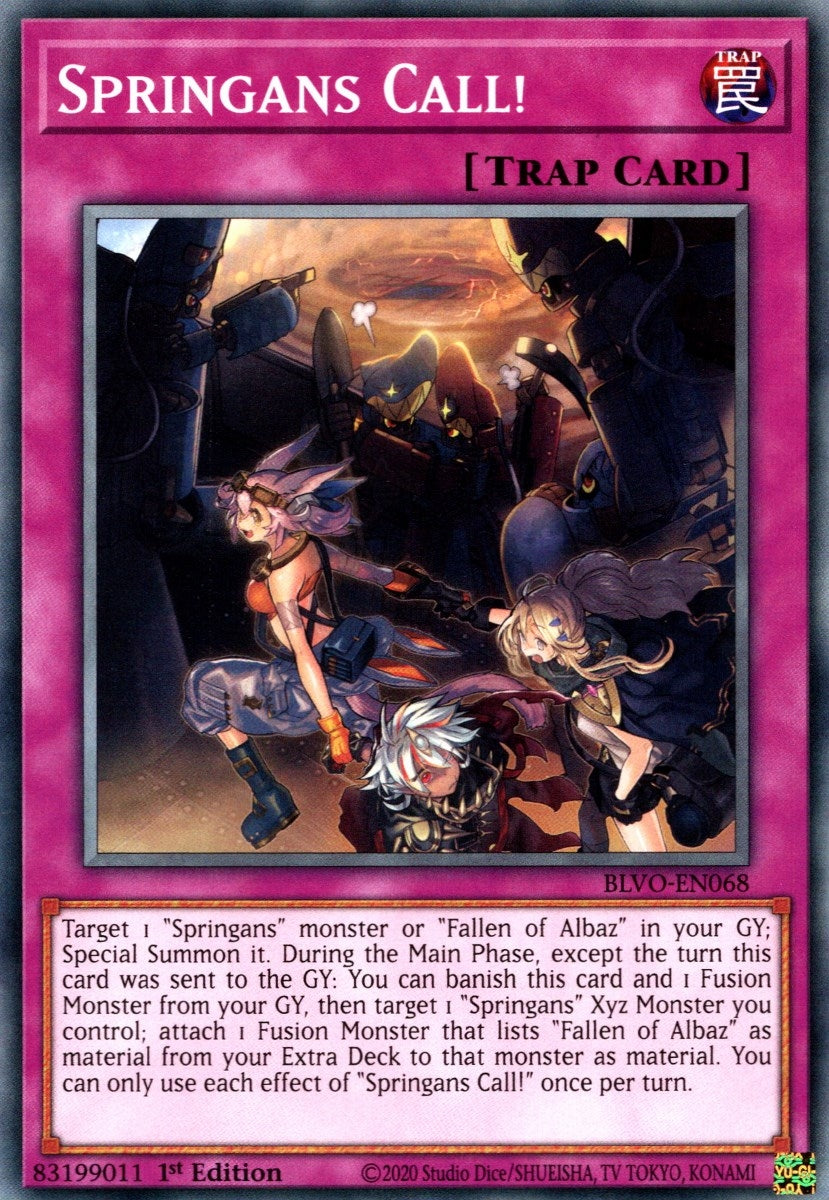 Springans Call! (68) (BLVO) - YuGiOh Single