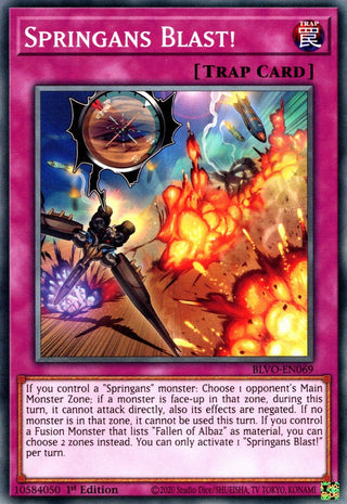 Springans Blast! (69) (BLVO) - YuGiOh Single