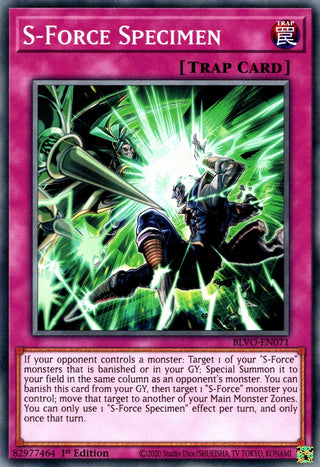 S-Force Specimen (71) (BLVO) - YuGiOh Single
