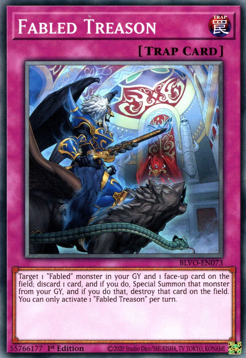 Fabled Treason (73) (BLVO) - YuGiOh Single