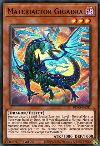 Materiactor Gigadra (81) (BLVO) - YuGiOh Single