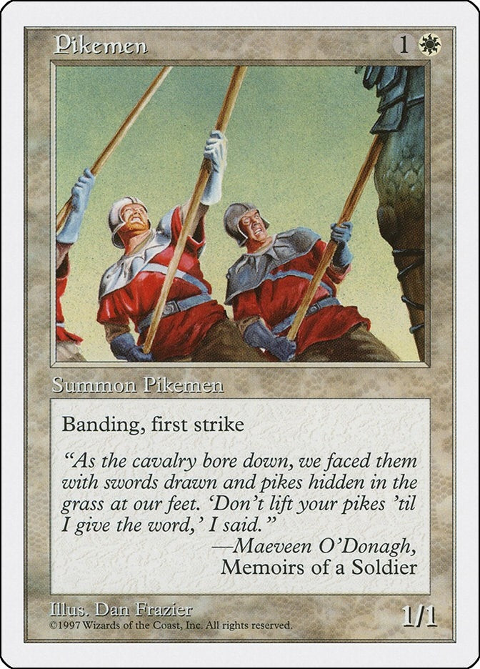 Pikemen [5ED] - MTG Single