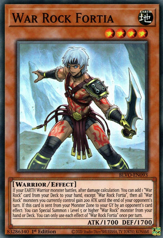 War Rock Fortia (93) (BLVO) - YuGiOh Single