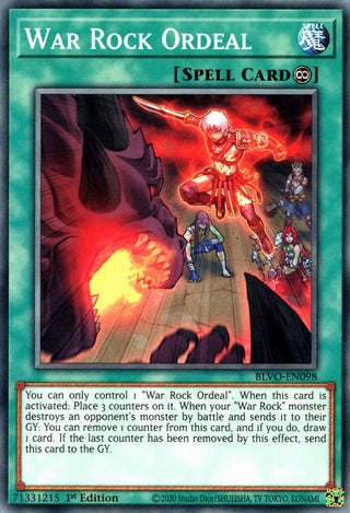 War Rock Ordeal (98) (BLVO) - YuGiOh Single